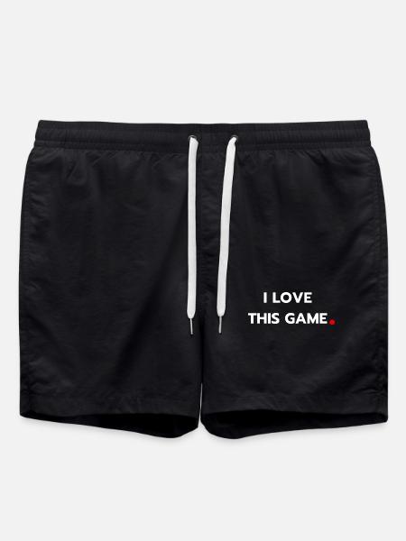 I love this game - Swim Trunks - black