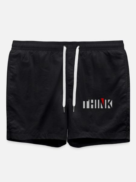 THINK - Badeshorts - Schwarz