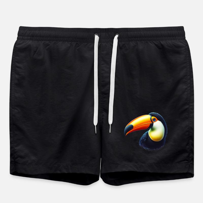 Tukan - Badeshorts - Schwarz