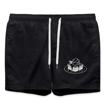 Brownie chaud - Short de bain - noir - Devant - AI Model Male 185 light (185cm)