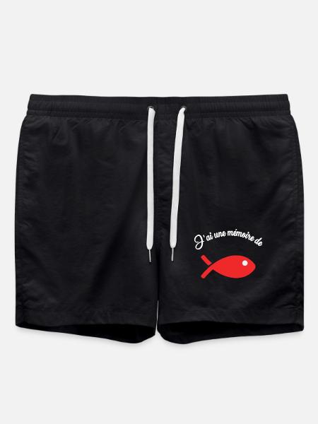 FISH. HUMOR - Swim Trunks - black