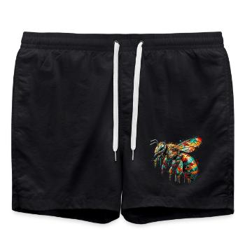 Abeille - Short de bain - noir - Devant - AI Model Male 185 light (185cm)
