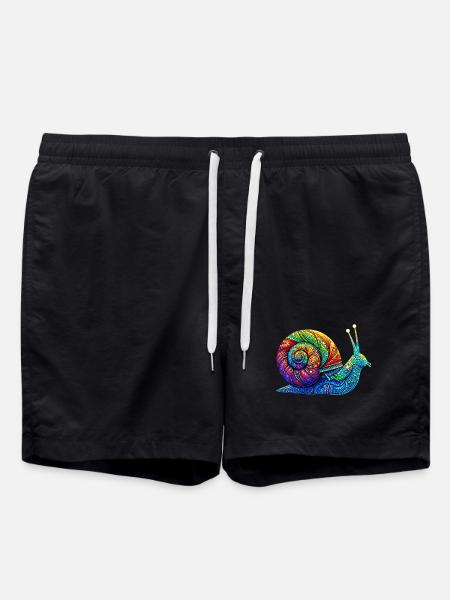 Snail - Swim Trunks - black