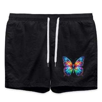 Papillon - Short de bain - noir - Devant - AI Model Male 185 light (185cm)