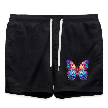 Papillon - Short de bain - noir - Devant - AI Model Male 185 light (185cm)
