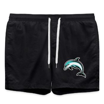 Dauphin - Short de bain - noir - Devant - AI Model Male 185 light (185cm)