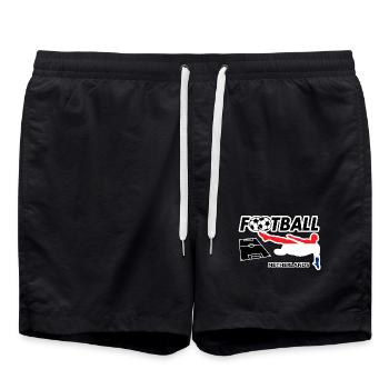 Football Fever Pays-Bas - Short de bain - noir - Devant - AI Model Male 185 light (185cm)