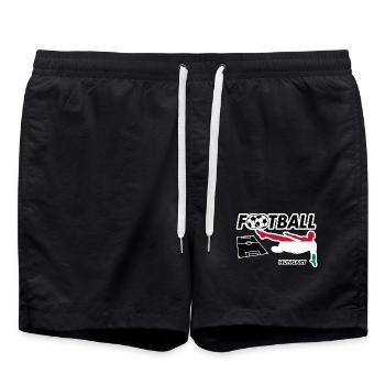 La fièvre du football Hongrie - Short de bain - noir - Devant - AI Model Male 185 light (185cm)
