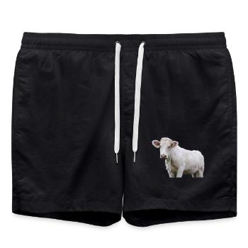 Vache - Short de bain - noir - Devant - AI Model Male 185 light (185cm)