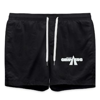 Camping d’aventure - Short de bain - noir - Devant - AI Model Male 185 light (185cm)