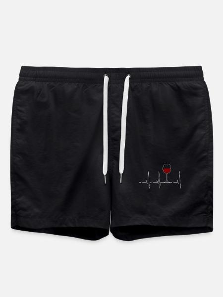 Pulse Filled Glass - Swim Trunks - black