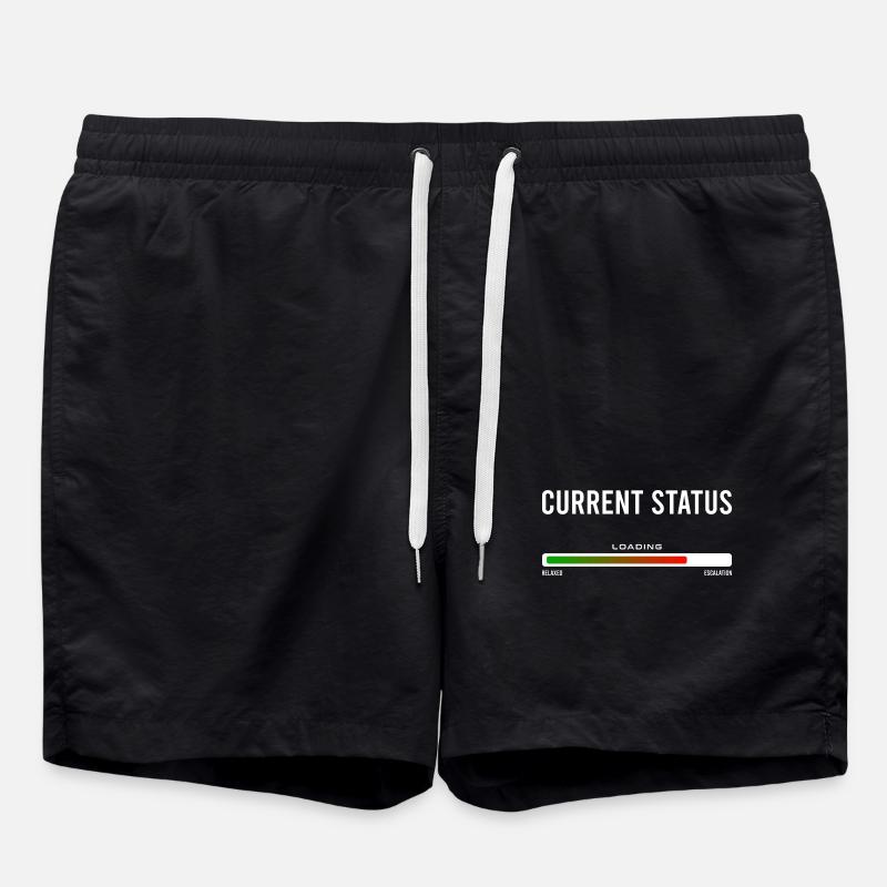 Current Status - Swim Trunks - black