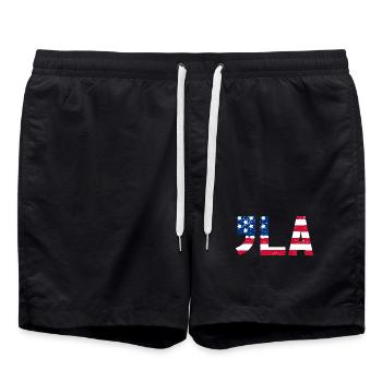 COMMA LA, CAMALA HARRIS POUR LA PRÉSIDENCE 2024 - Short de bain - noir - Devant - AI Model Male 185 light (185cm)