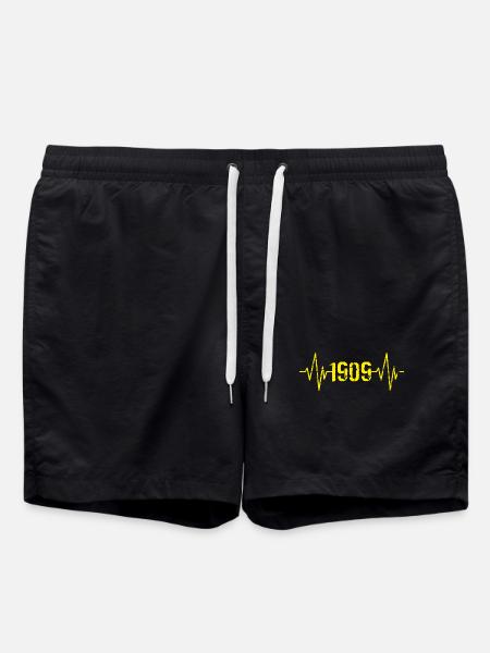 Dortmund Herzschlag - Badeshorts - Schwarz