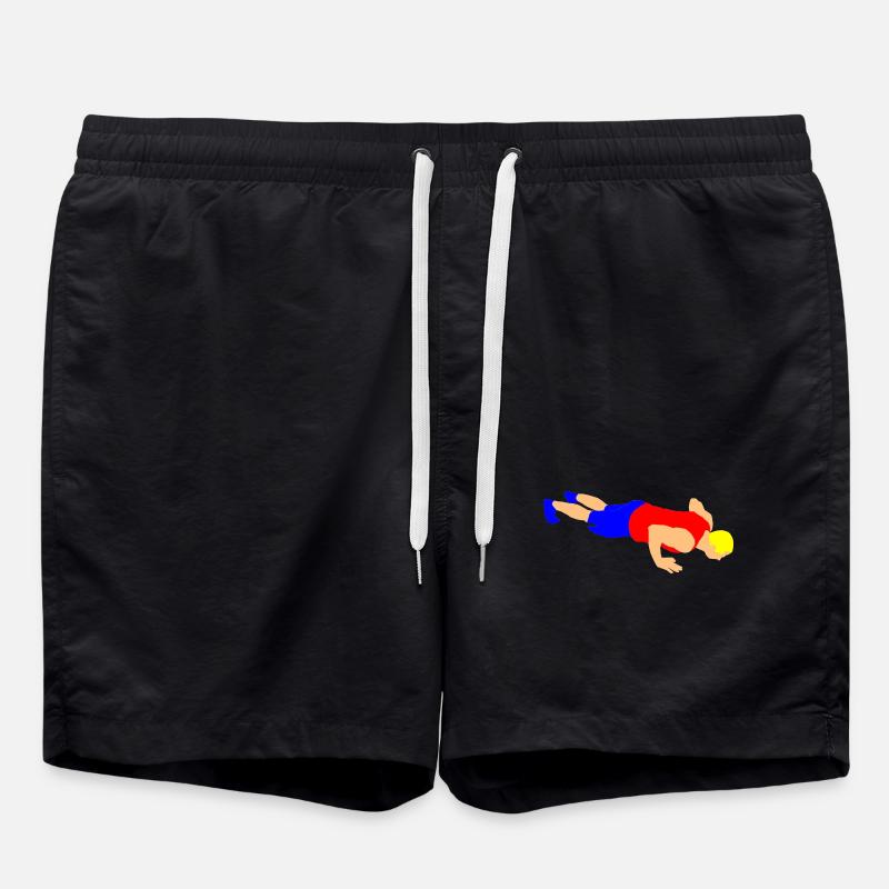 Press-up - Swim Trunks - black