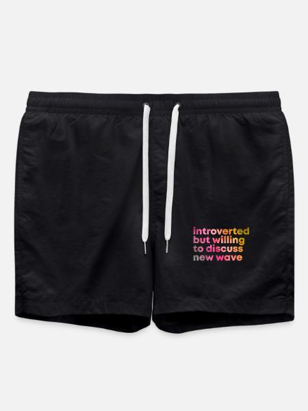 New Wave New Wave New Wave - Swim Trunks - black