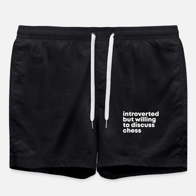 Chess - Swim Trunks - black