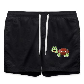 Turtle Football américain Sports - Short de bain - noir - Devant - AI Model Male 185 light (185cm)