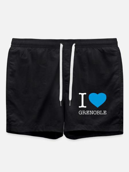J’ADORE GRENOBLE - Short de bain - noir