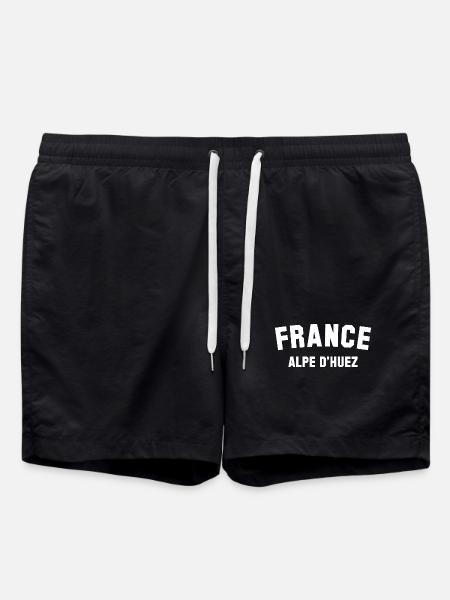 ALPE D HUEZ France - Swim Trunks - black