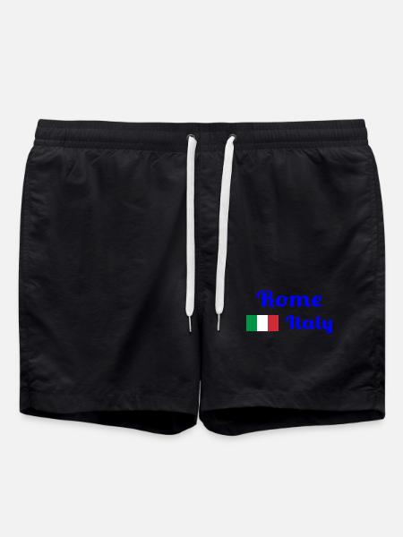 Rome Italy - Stylish prints - Swim Trunks - black