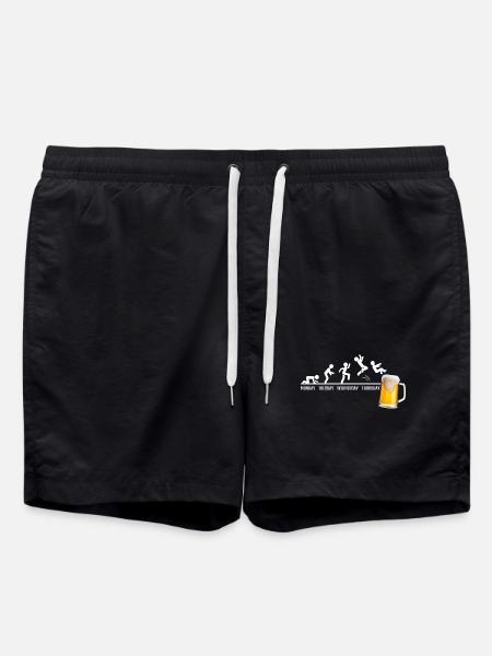 Weekday Jump to Beer - Swim Trunks - black