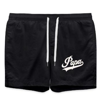 Script classique de Papa - Short de bain - noir - Devant - AI Model Male 185 light (185cm)