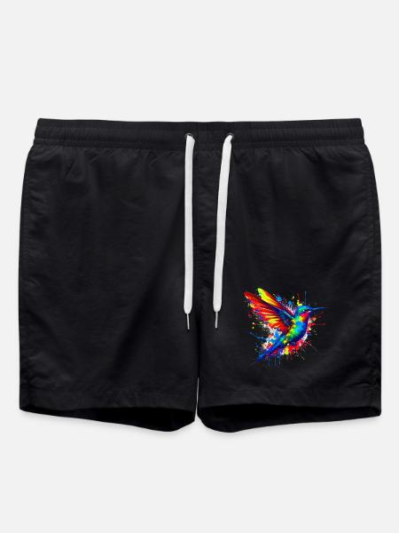 Hummingbird - Swim Trunks - black
