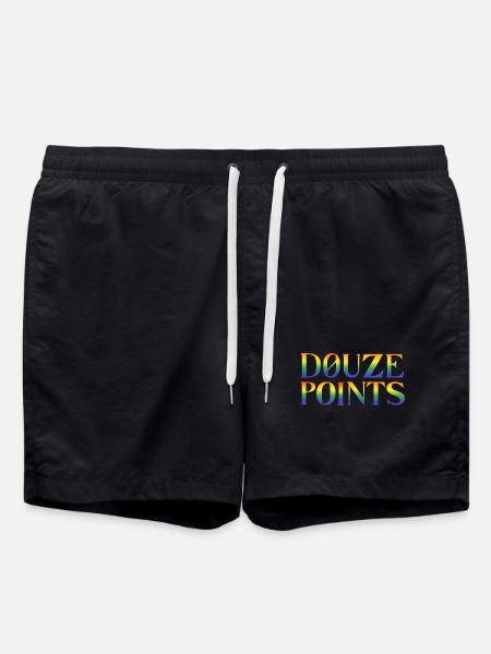 Douze Points Eurovision song contest - Swim Trunks - black