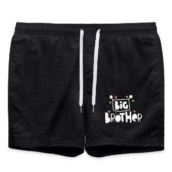 Frère aîné - Short de bain - noir - Devant - AI Model Male 185 light (185cm)