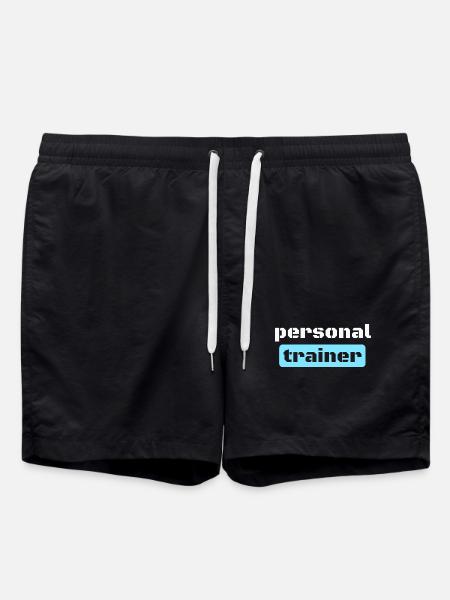Personal Trainer Fitness Trainer - Swim Trunks - black