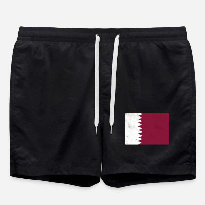 Drapeau du Qatar - Short de bain - noir