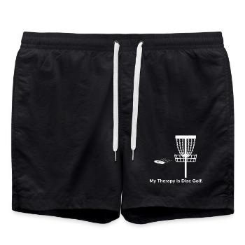 Ma thérapie est le Disc Golf - Short de bain - noir - Devant - AI Model Male 185 light (185cm)
