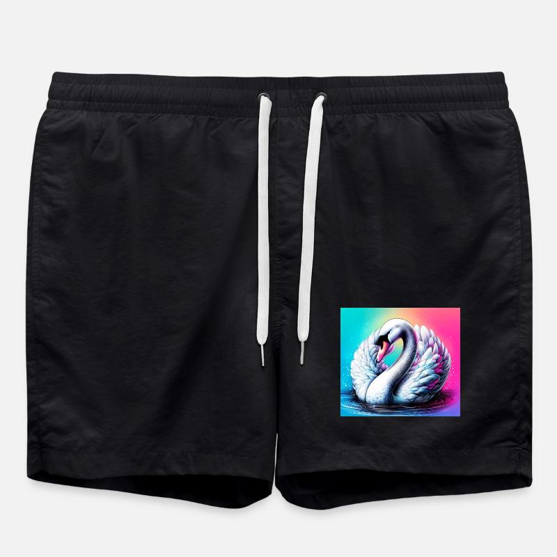 cygne - Short de bain - noir