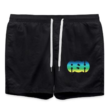 ASH - Swim Trunks - black - Front - AI Model Male 185 light (185cm)