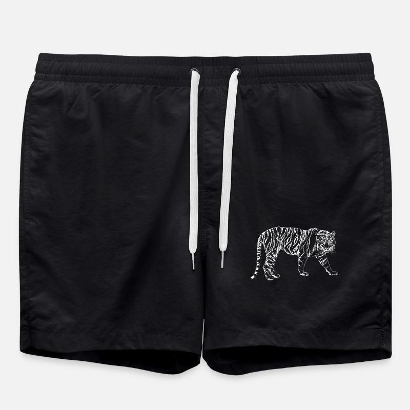 TIGRE - Short de bain - noir