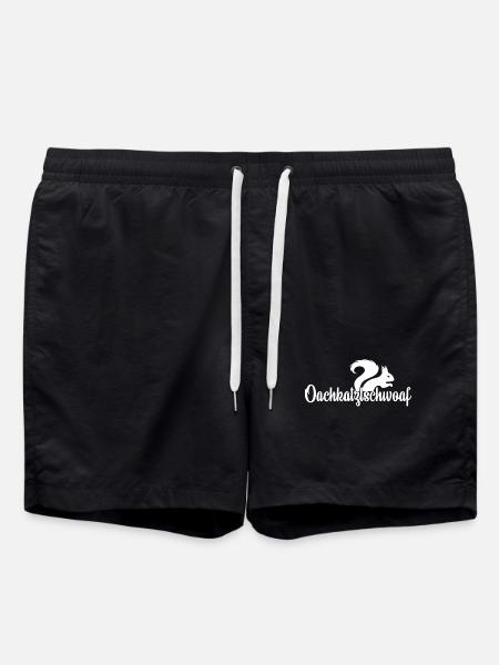Oachkatzlschwoaf - Swim Trunks - black