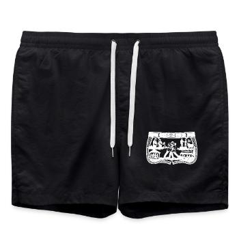 Zwilch Schwingerhose_2_white - Short de bain - noir - Devant - AI Model Male 185 light (185cm)