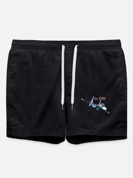 Su-30SM - Swim Trunks - black