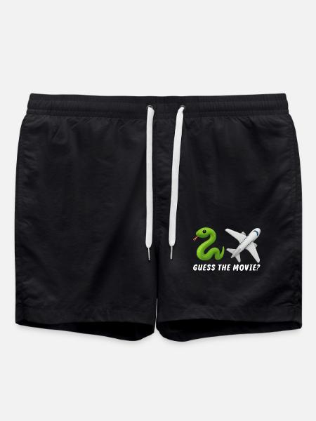 Guess the Movie Funny Humorous - Swim Trunks - black