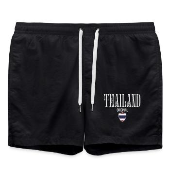 Ursprünglich aus Thailand, geboren in Thailand - Badeshorts - Schwarz - Vorne - AI Model Male 185 light (185cm)