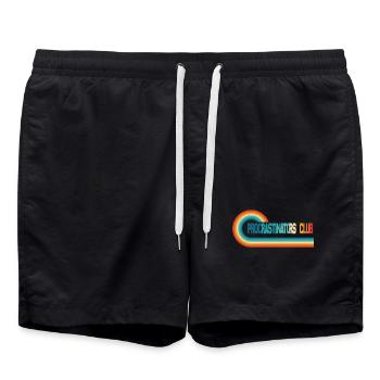 Procrastinators Club, on le fera demain - Short de bain - noir - Devant - AI Model Male 185 light (185cm)