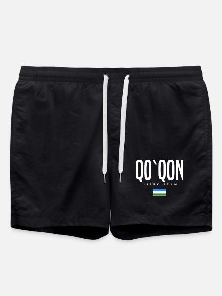 Qo'qon Usbekistan - Badeshorts - Schwarz