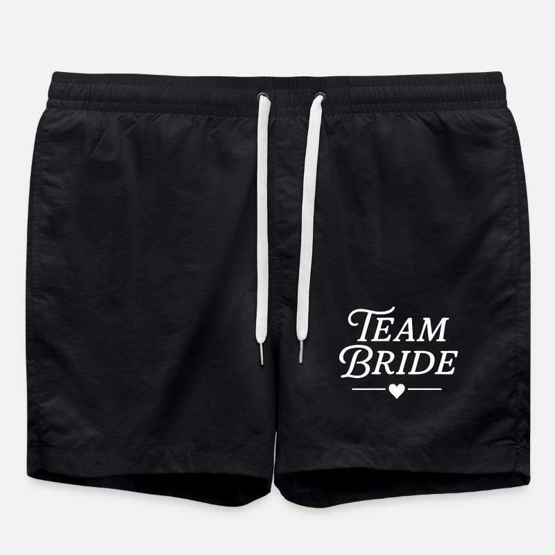 Classique Team Bride (Blanc) - Short de bain - noir