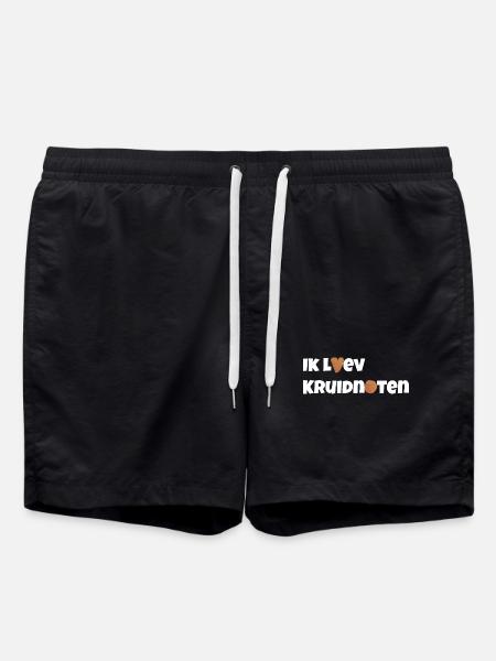 I loev kruidnoten - Swim Trunks - black