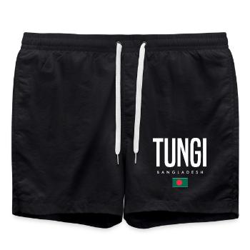 Tungi Bangladesh - Swim Trunks - black - Front - AI Model Male 185 light (185cm)