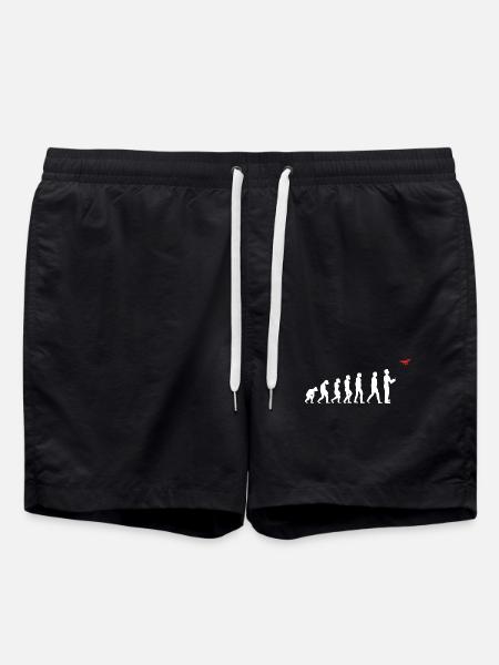 Evolution des Menschen Drohne Pilot - Badeshorts - Schwarz