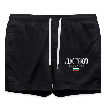 Veliko Tarnovo Bulgaria - Swim Trunks - black - Front - AI Model Male 185 light (185cm)