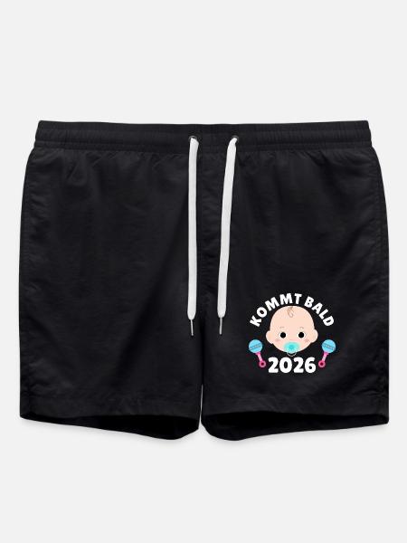 Future maman PROCHAINEMENT 2026 Drôle - Short de bain - noir