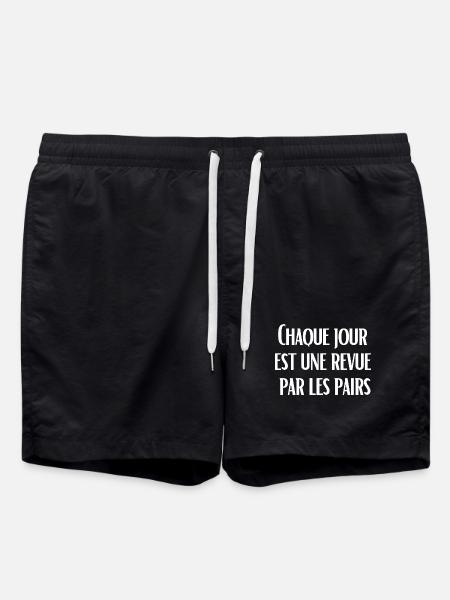 Every day is a peer review - Swim Trunks - black
